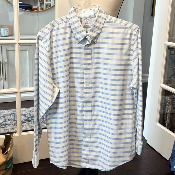 Brooks Brothers Regent Plaid Button Down Shirt XL - Picture 1 of 6